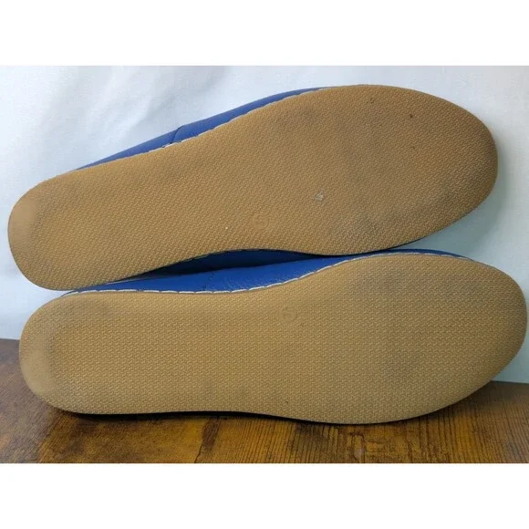 Charix Slip-On Cobalt Blue Leather Shoes Womens US 11/Eu 42 Travel Work Casual - Picture 10 of 11